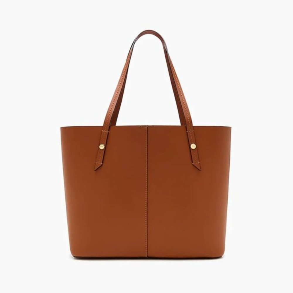 NWT J. Crew Women's Devon Bonded Leather Tote